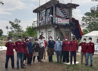The Visual and Sound-Based Self Evacuation Guide System developed by the Merapi Rescue Community (MRC) in collaboration with the Duta Wacana Christian University (UKDW)